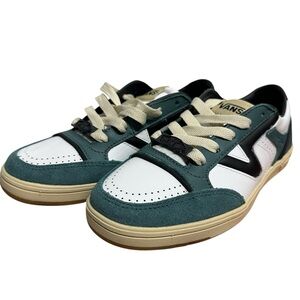 NIB Vans Lowland CC JMP Teal and White Sneakers M5.5/ W 7 Teal and Wht Skater